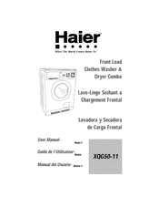 Haier XQG50-11 Manual Del Usuario