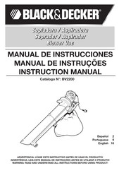 Black and Decker BV2200 Manual De Instrucciones