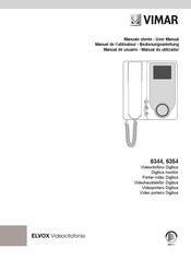Vimar ELVOX 6344 Manual De Usuario