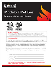 Nieco FH94 Gas Manual De Instrucciones