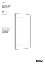 Gira G1 Instrucciones De Montaje