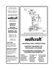 wolfcraft 3408 Manual Del Propietário