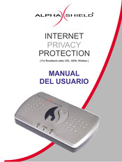 AlphaShield INTERNET PRIVACY PROTECTION Manual Del Usuario