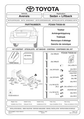 Toyota PZ408-T9558-00 Instrucciones De Montaje