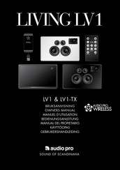 Audio Pro LIVING LV1-TX Manual Del Propietário