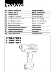 Makita 6796D Manual De Instrucciones