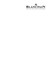Blancpain Villeret CHRONOGRAPHE MONOPOUSSOIR Manual De Instrucciones