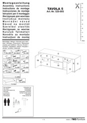 FMD Furniture TAVOLA 5 520-005 Instrucciones De Montaje