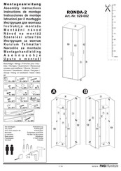 FMD Furniture RONDA-2 929-002 Instrucciones De Montaje