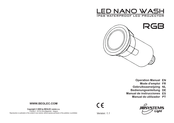 Jb Systems Light LED NANO WASH RGB Manual De Instrucciones