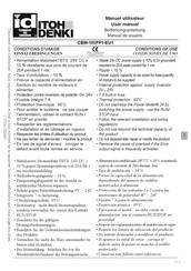 ITOH DENKI CBM-105FP1-EU1 Manual De Usuario