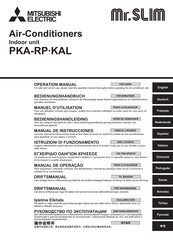 Mitsubishi Electric Mr. SLIM PKA-RP KAL Serie Manual De Instrucciones