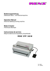 Renz DTP 340 M Instrucciones De Servicio