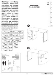 FMD Furniture MARVIN 347-001 Instrucciones De Montaje