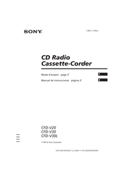 Sony CFD-V20 Manual De Instrucciones