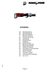 NovoPress ACO203XL Instrucciones De Uso