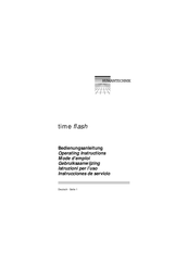 HumanTechnik time flash Instrucciones De Servicio