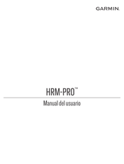 Garmin HRM-PRO Manual Del Usuario