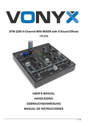 Vonyx STM-2250 Manual De Instrucciones