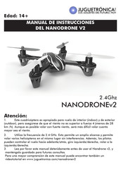 Juguetronica NANODRONE v2 Manual De Instrucciones