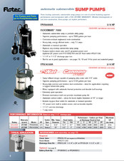 Flotec FPSC3250A-10 Manual Del Usuario