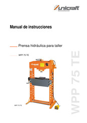 unicraft WPP 75 TE Manual De Instrucciones