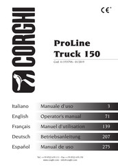 Corghi ProLine Truck 150 Manual De Uso