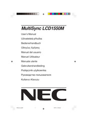 NEC MultiSync LCD1550M Manual Del Usuario