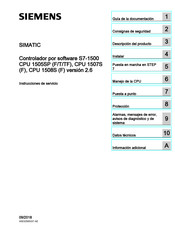 Siemens CPU 1505SP TF Instrucciones De Servicio