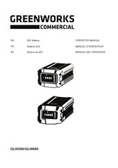 GreenWorks Commercial GLW600 Manual Del Operador