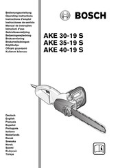 Bosch AKE 30-19 S Instrucciones De Servicio