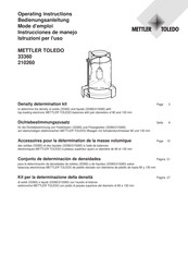 Mettler Toledo 33360 Instrucciones De Manejo