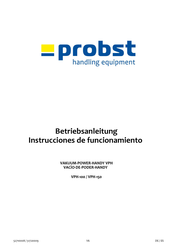 probst VPH-150 Instrucciones De Funcionamiento