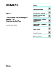 Siemens Extension Unit PROFIsafe Standard Instrucciones De Servicio