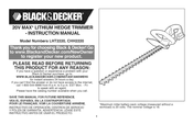 Black and Decker LHT2220 Manual De Instrucciones