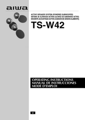 Aiwa TS-W42 Manual De Instrucciones