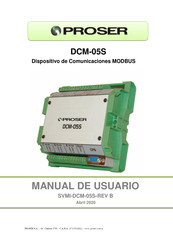 PROSER DCM-05S Manual De Usuario