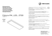 Trilux FIDESCA-PM 412/1248 LED10300-940 ETDD Instrucciones De Montaje