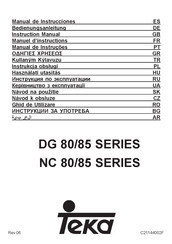 Teka DG 80/85 Serie Manual De Instrucciones