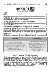 mPTech 202001 Manual De Instrucciones