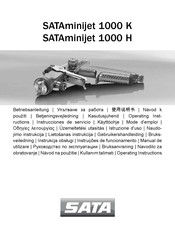 SATA minijet 1000 H Instrucciones De Servicio