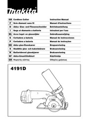 Makita 4191D Manual De Instrucciones