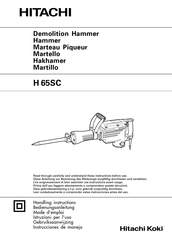 Hitachi H 65SC Instrucciones De Manejo