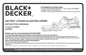 Black+Decker LLP120 Manual De Instrucciones