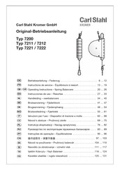 Carl Stahl Kromer 7211 Instrucciones De Uso