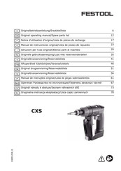 Festool CXS Manual De Instrucciones Original