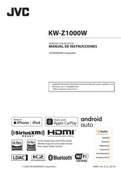 JVC KW-Z1000W Manual De Instrucciones
