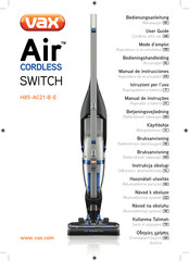 Vax Air Cordless H85-AC21-B-E Manual De Instrucciones