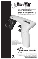 Heathrow Scientific Rota-Filler 3000 Manual De Instrucciones