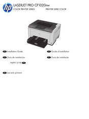 HP LASERJET PRO CP1020nw Guia De Instalacion